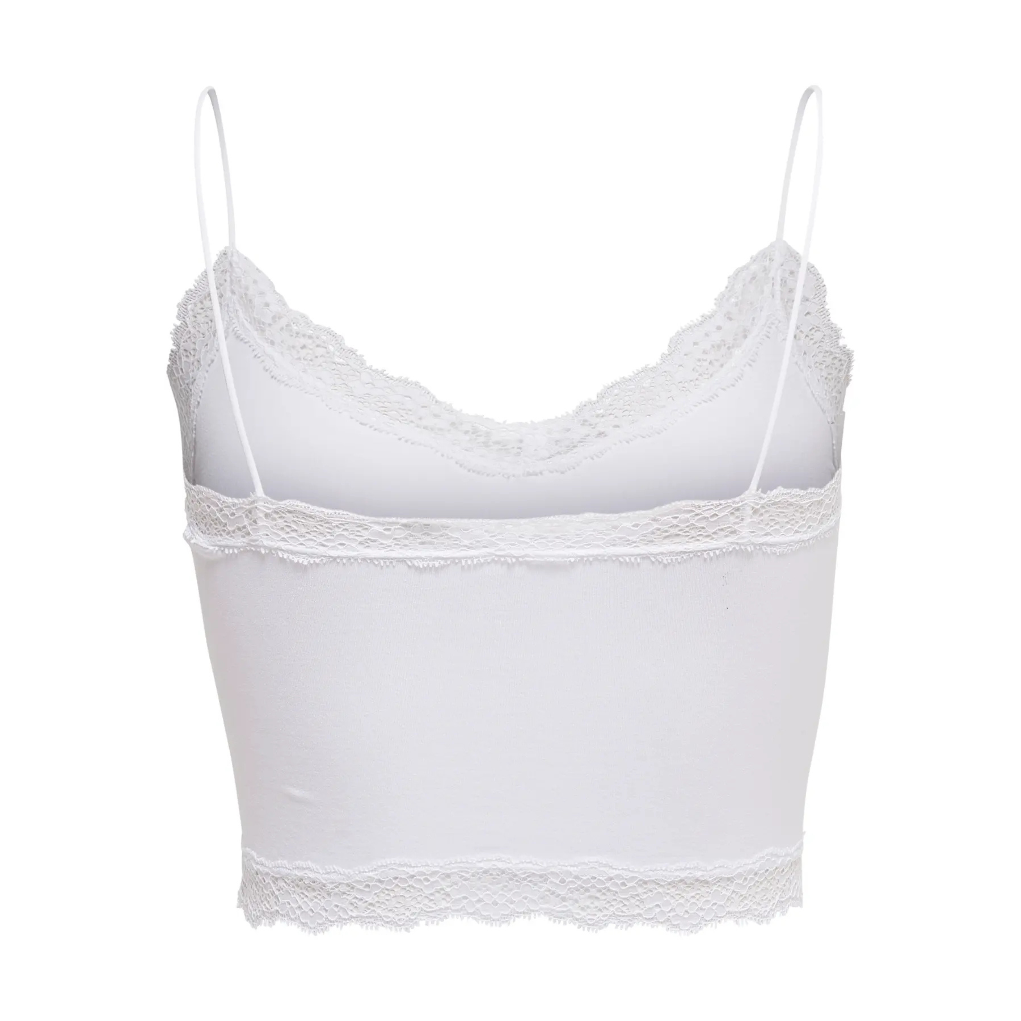 ONLY - TOP - VICKY SEAMLESS CROPPED 15190175 - BRIGHT WHITE