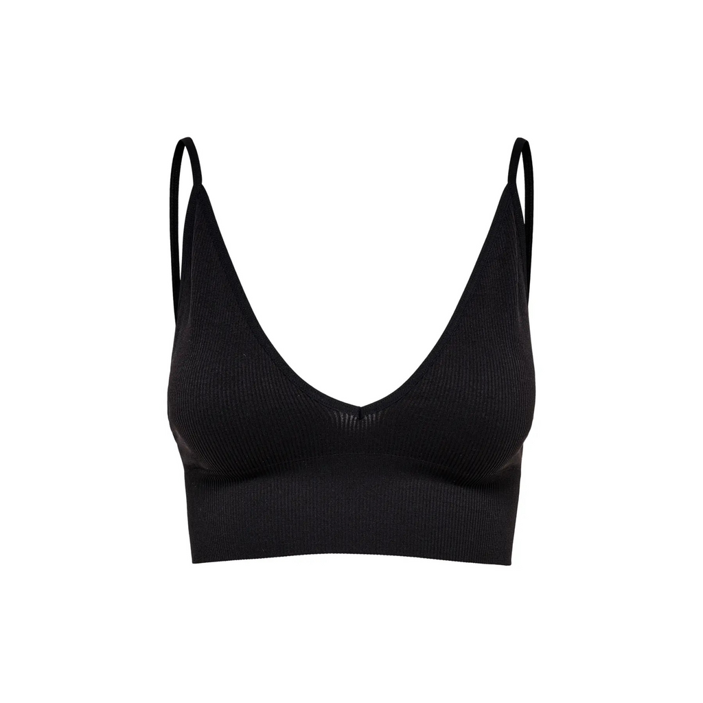 ONLY - BH - VICKY RIB SEAMLESS 15201539 - SORT