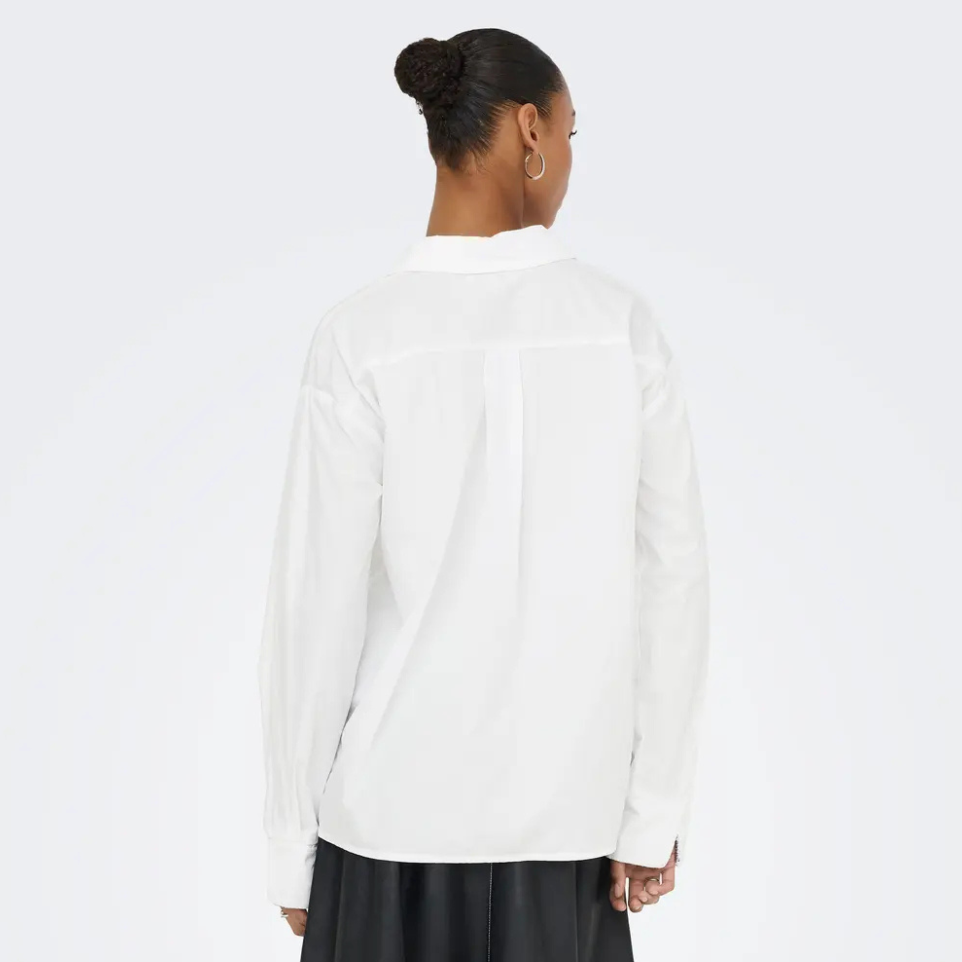 ONLY - SKJORTE - PANAMA 15355828 - BRIGHT WHITE/SEQUINS