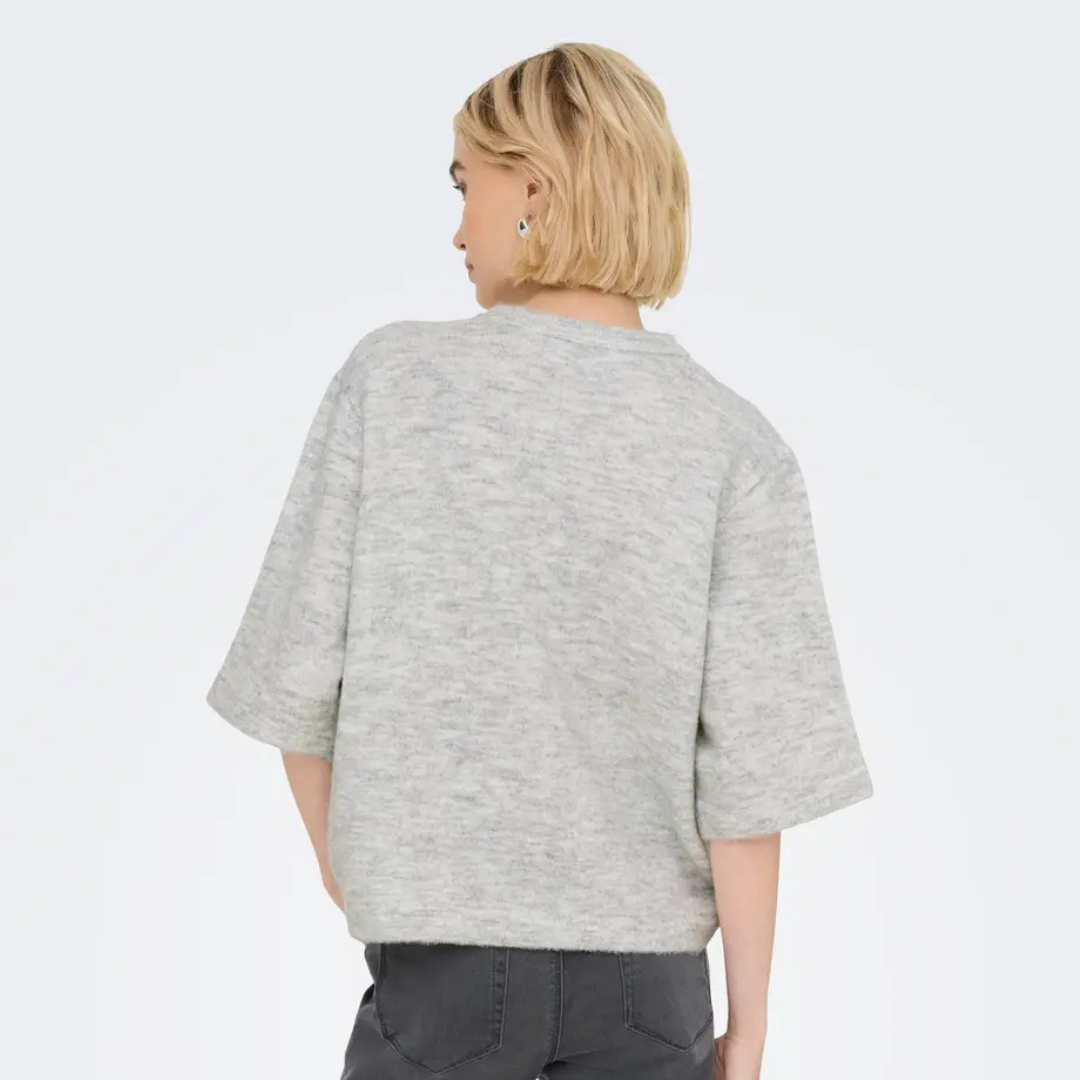 ONLY - CARDIGAN - CAMILLA 15348772 - LIGHT GREY MELANGE