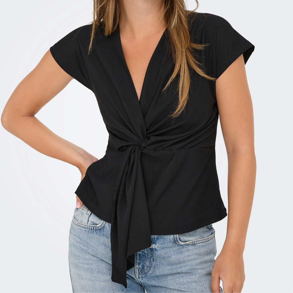 ONLY - TOP - SILJA TWIST 15356276 - SORT