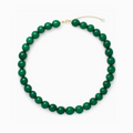 SOÏ - KRYSTAL HALSKÆDE - FARO - CHUNKY GRØN JADE
