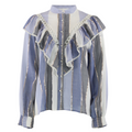 CONTINUE - SKJORTE - JILL 14784 - BLUE STRIPE