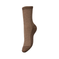 PIECES - GLIMMERSTRØMPE - SEBBY 17151110 - MOREL/TAUPE GRAY