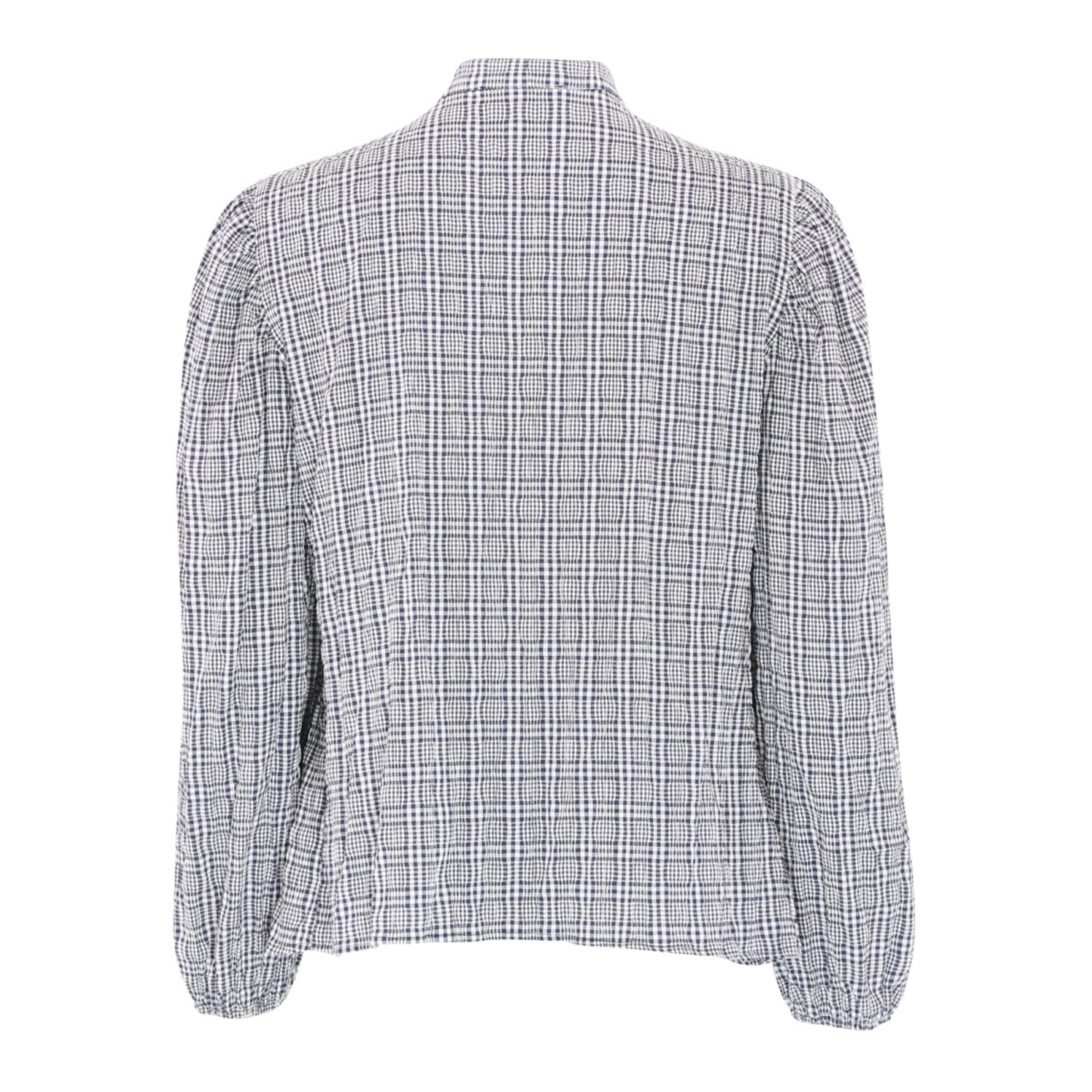 CONTINUE - SKJORTE - CHLOE SMOCK 14998 - BLUE CHECK