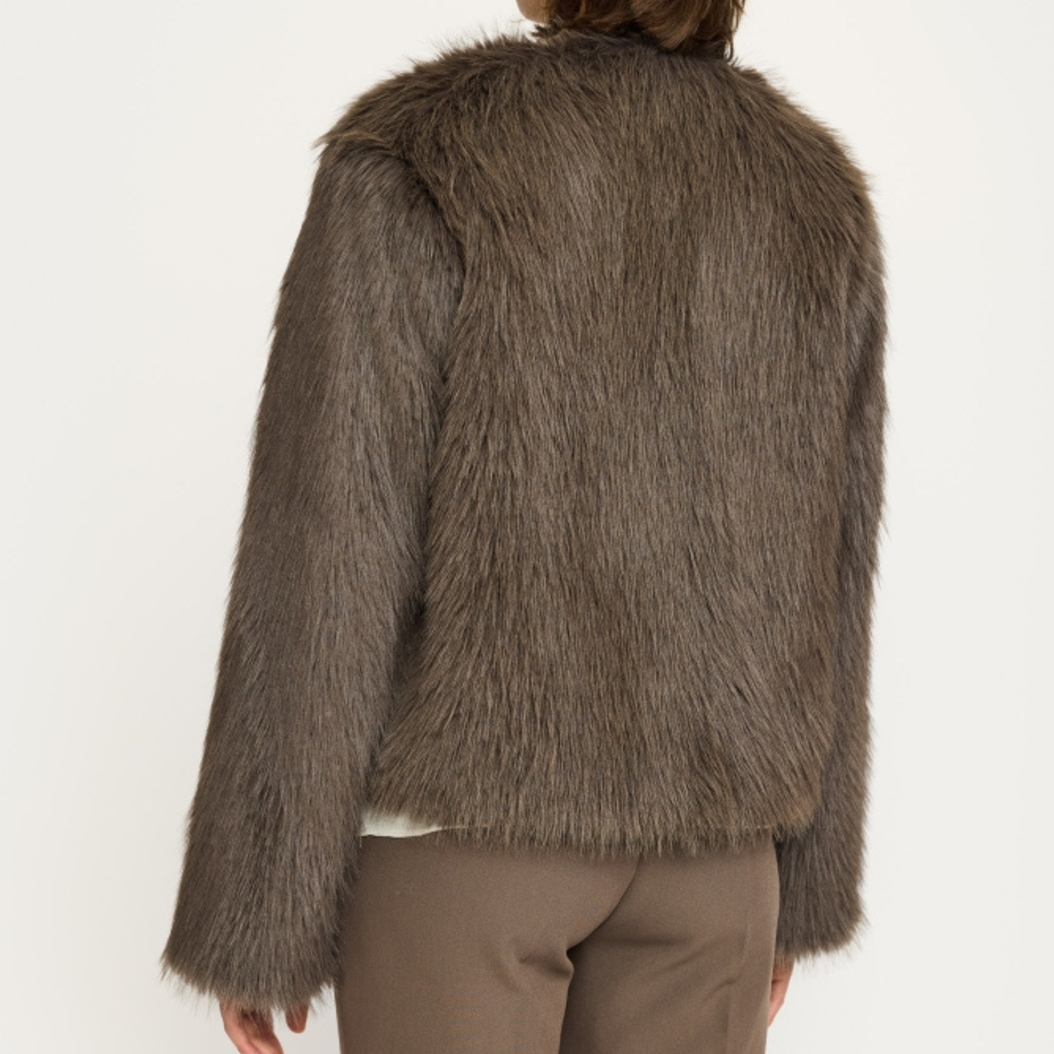 SOFT REBELS - JAKKE - ESTELLE FAUX FUR SR625-600 - FALCON