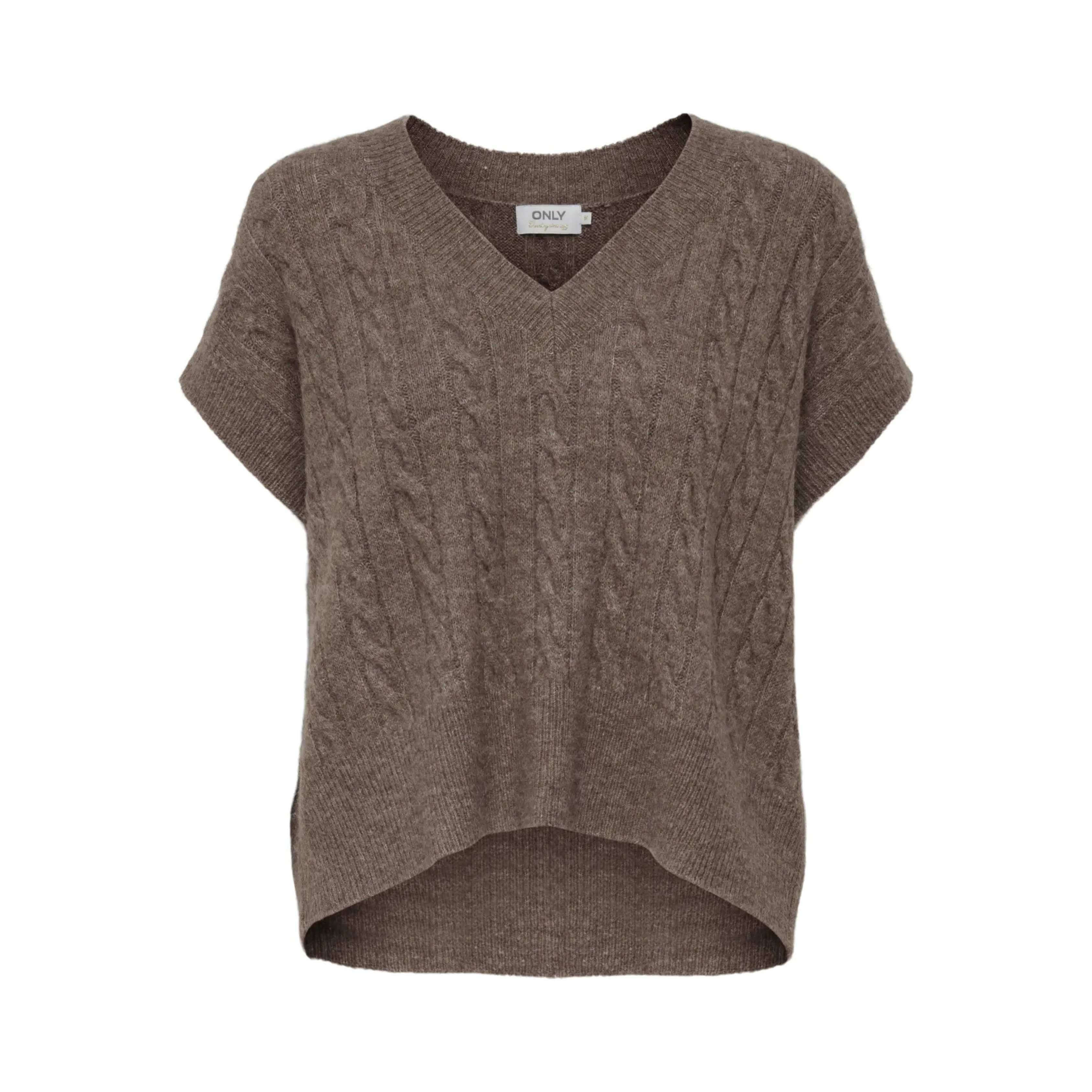 ONLY - VEST - MELODY 15249328 - CARIBOU MELANGE