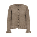 ONLY - CARDIGAN - RIMA 15363415 -  WALNUT DETAIL MELANGE