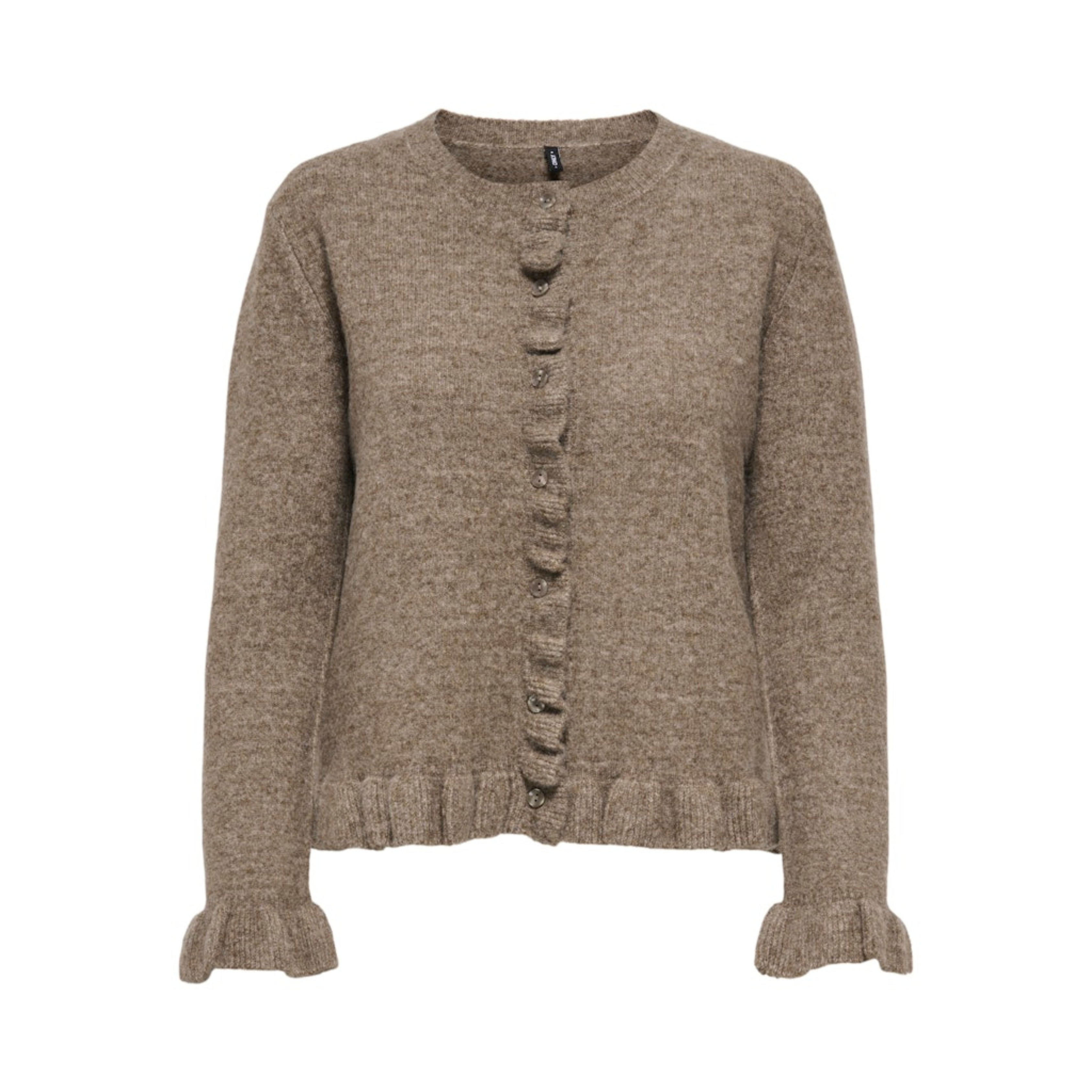 ONLY - CARDIGAN - RIMA 15363415 -  WALNUT DETAIL MELANGE