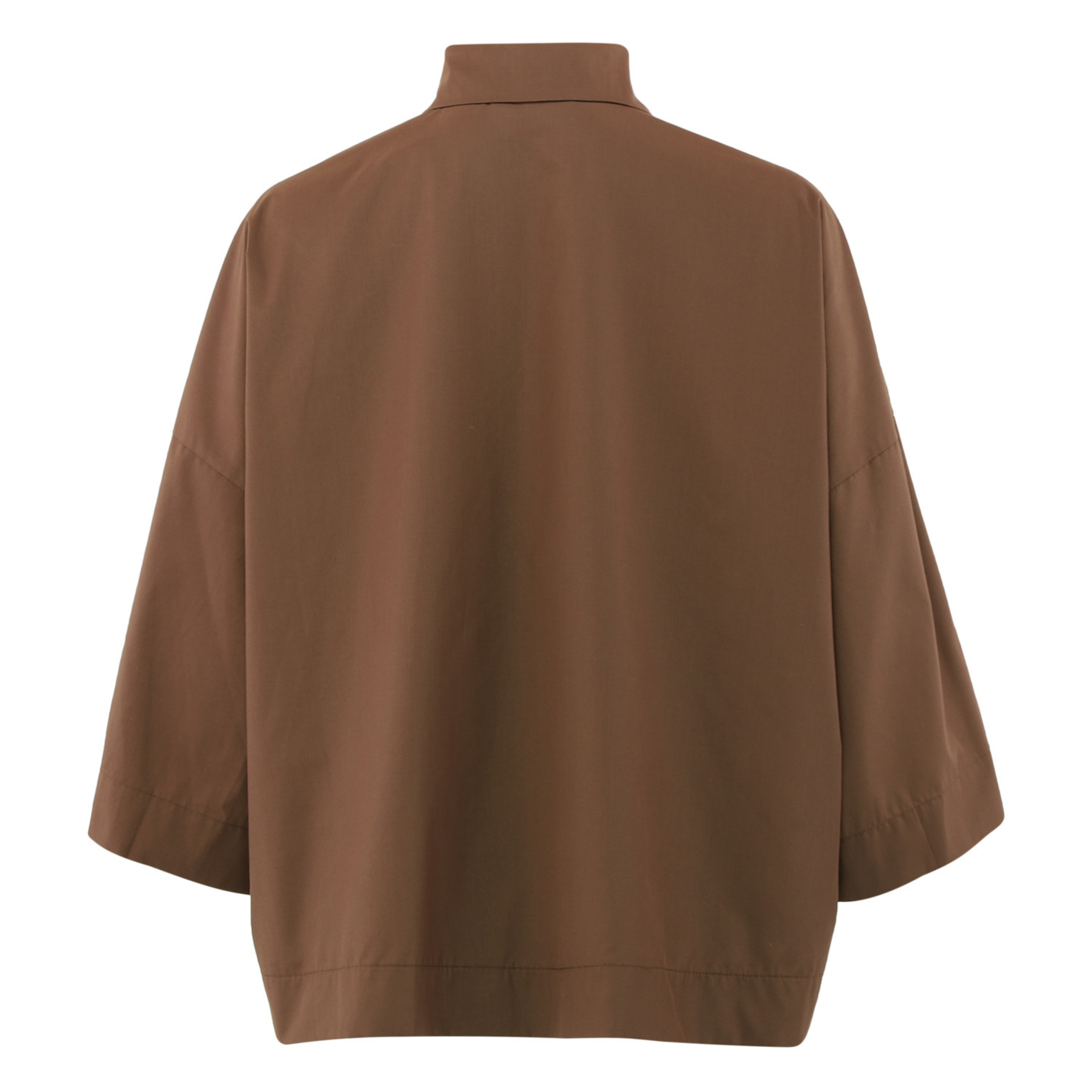 CONTINUE - SKJORTE - KLARA 15039 - BROWN/GOLD BUTTONS