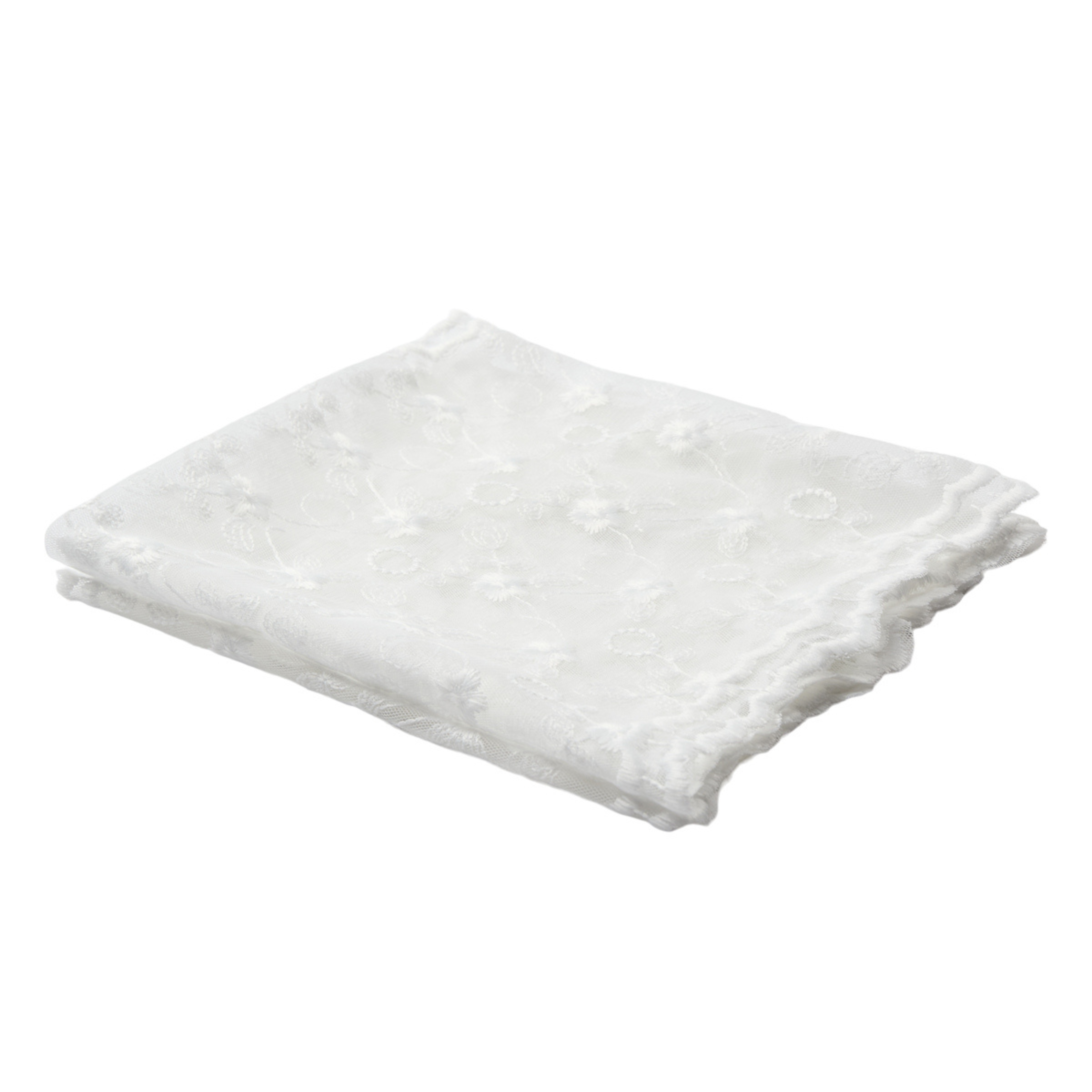 NÜMPH - BLONDE TØRKLÆDE - LACE 706917 - BRIGHT WHITE