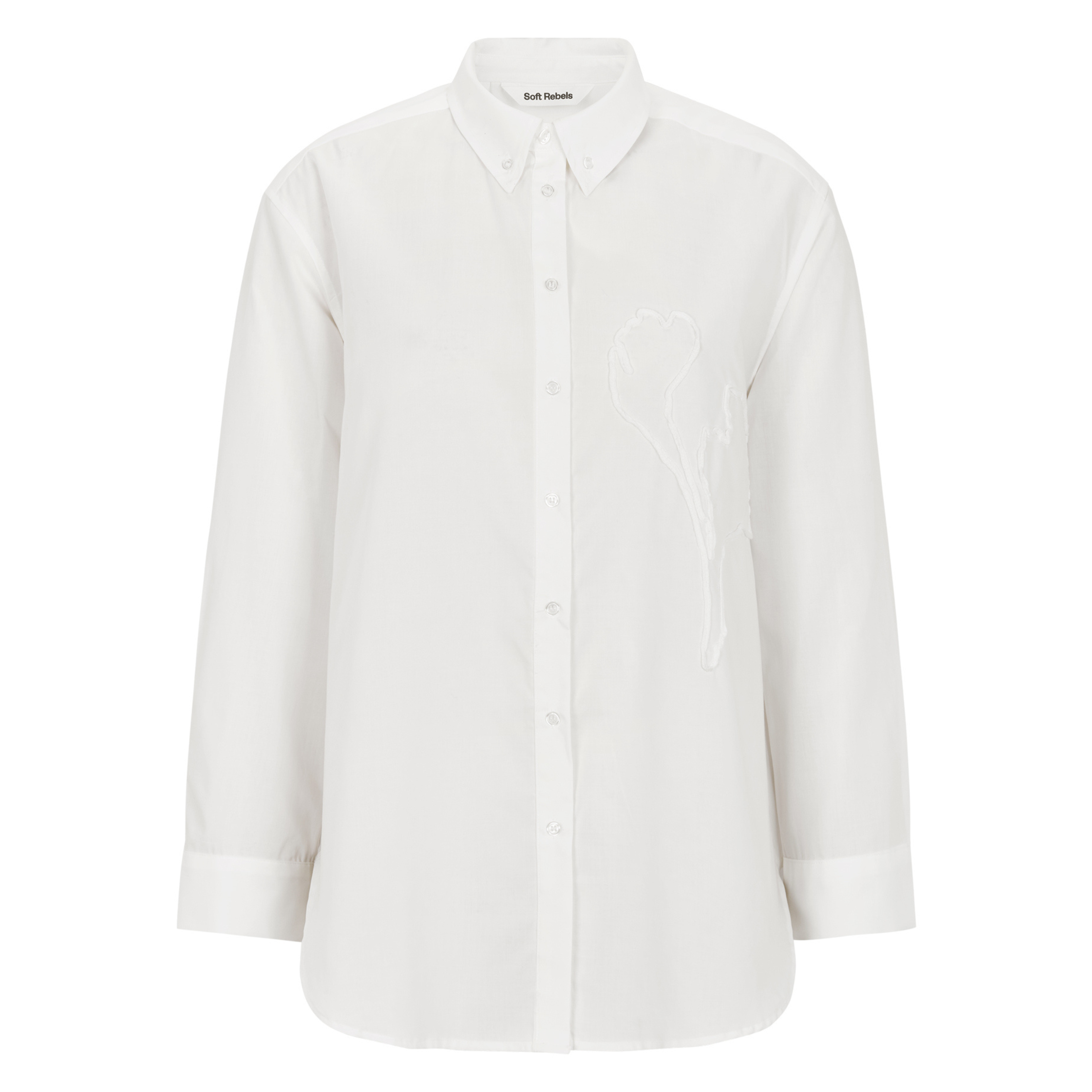 SOFT REBELS - SKJORTE - TIFFANY SR525-721 - SNOW WHITE