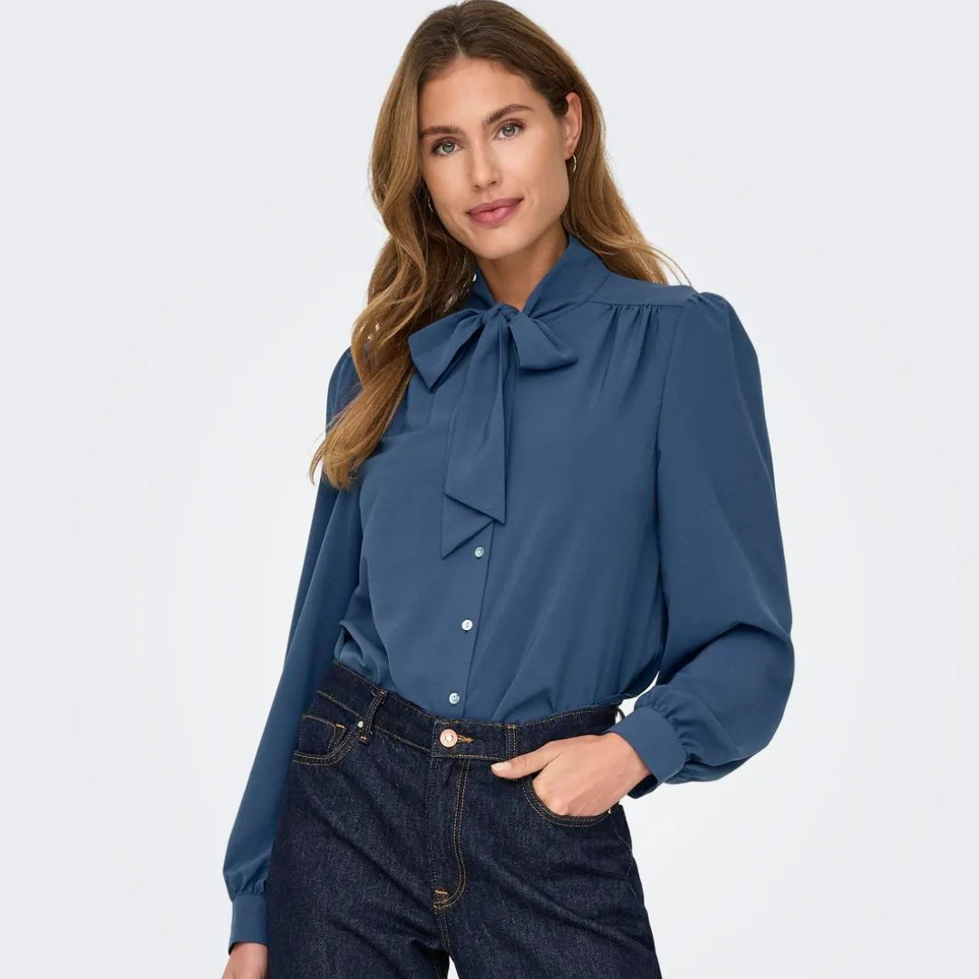 ONLY - SKJORTE - TUMA TIE 15344221 - SARGASSO SEA