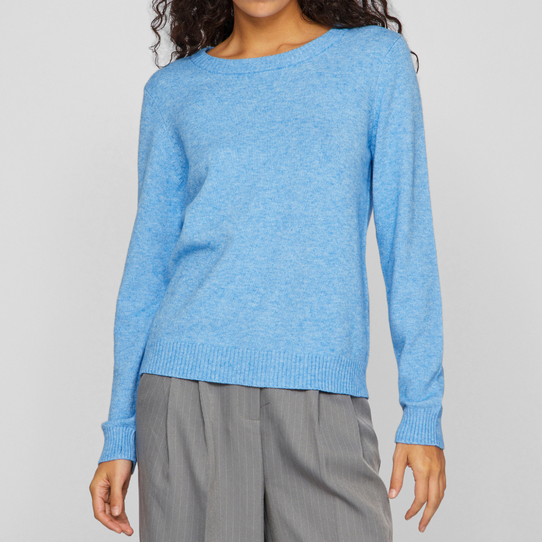 VILA - STRIK - RIL 14054177 - BLISSFULL BLUE/LIGHT MELANGE