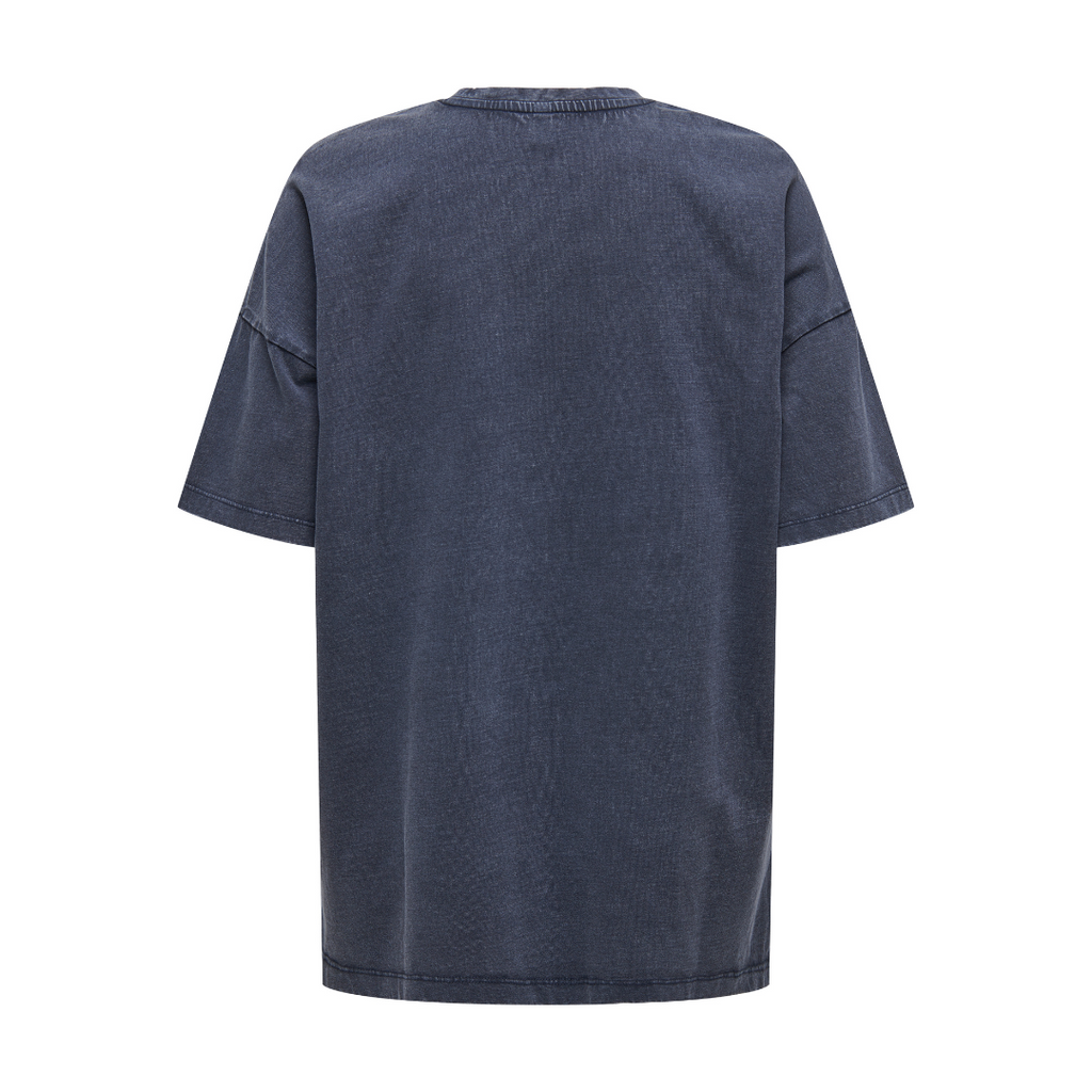 ONLY - T-SHIRT - MANDY 15336997 - NAVY BLAZER PRINT/INTUITION