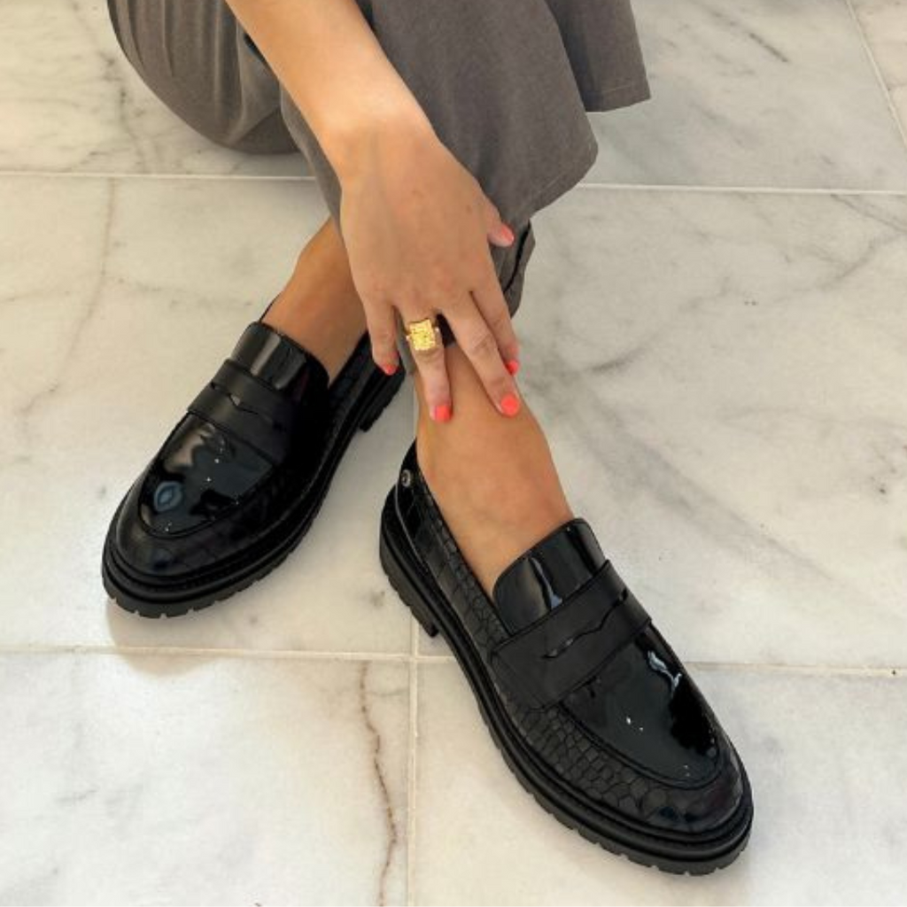 COPENHAGEN SHOES - LOAFERS - RUN FOR ME CS7723 - SORT