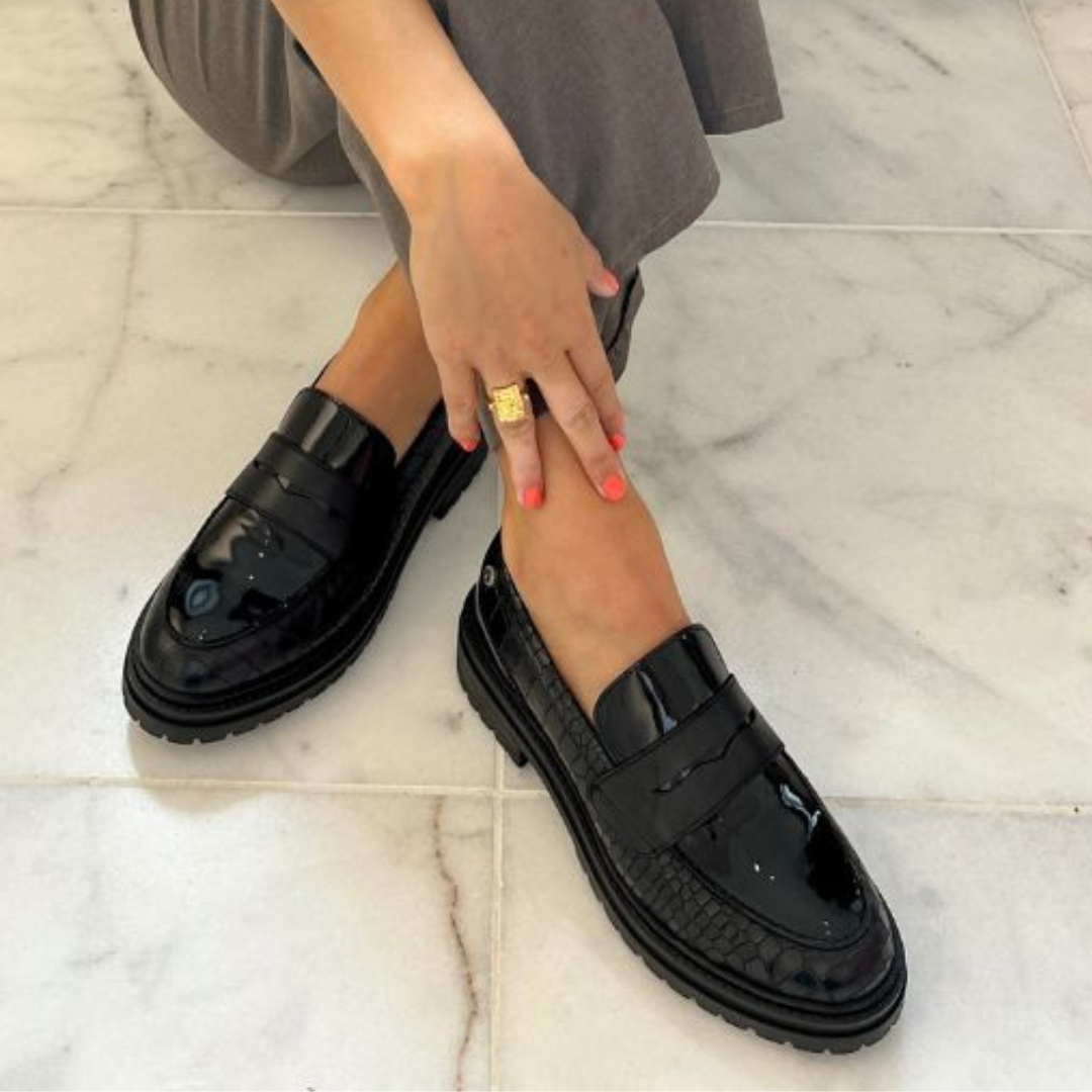 COPENHAGEN SHOES - LOAFERS - RUN FOR ME CS7723 - SORT