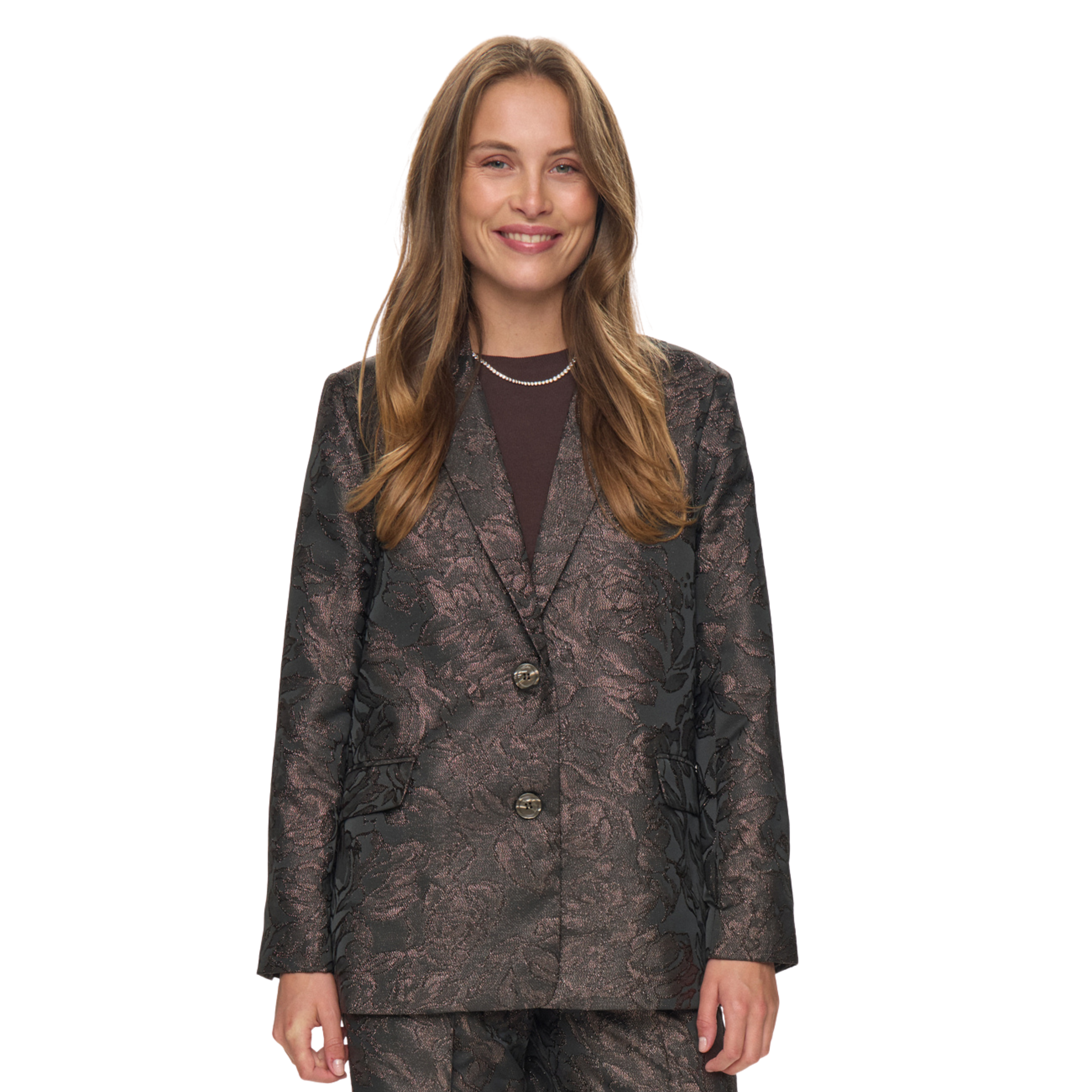 NÜMPH - BLAZER - LIKA 706147 - BLACK COFFEE