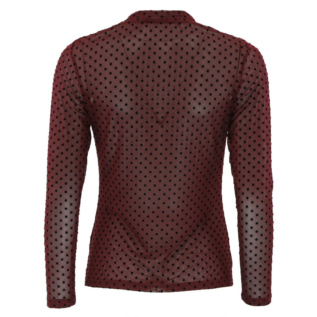 CONTINUE - MESHBLUSE - ANNIE 15067 - BORDEAUX DOT