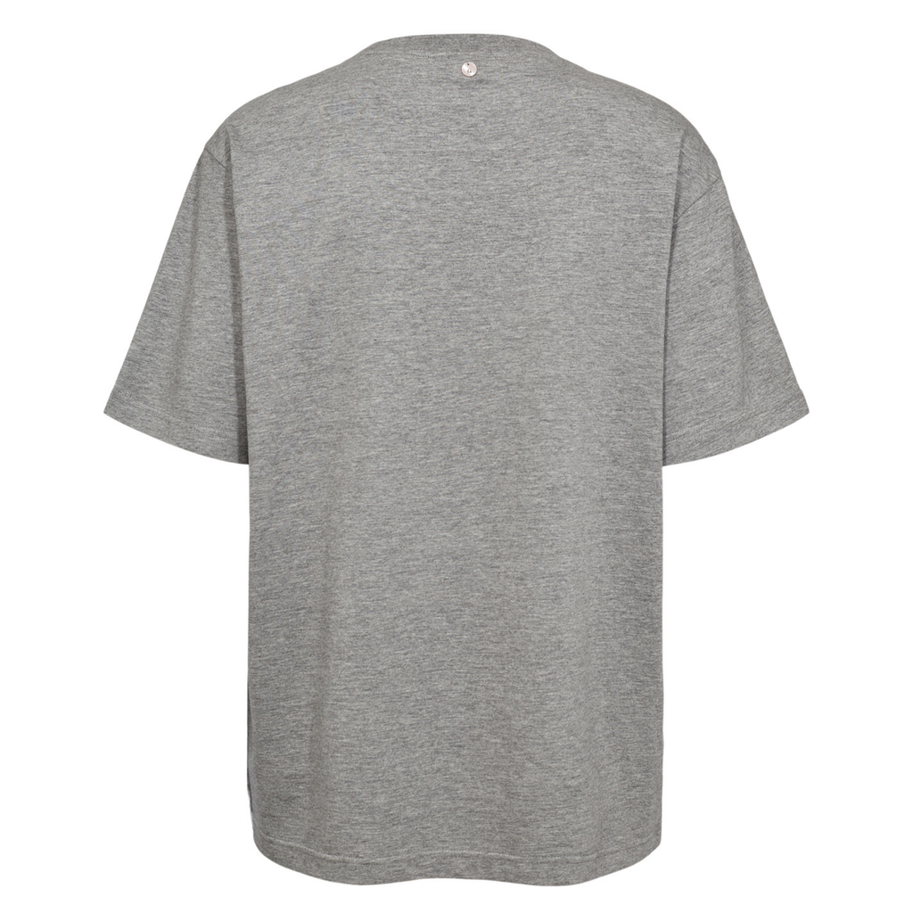 NÜMPH - T-SHIRT - PREMA OVERSIZE 706056 - MEDIUM GREY MELANGE