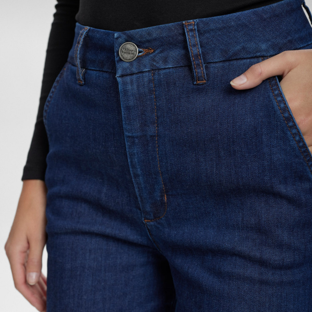 NÜMPH - JEANS - AMBER LONG 705509 - DARK BLUE DENIM1