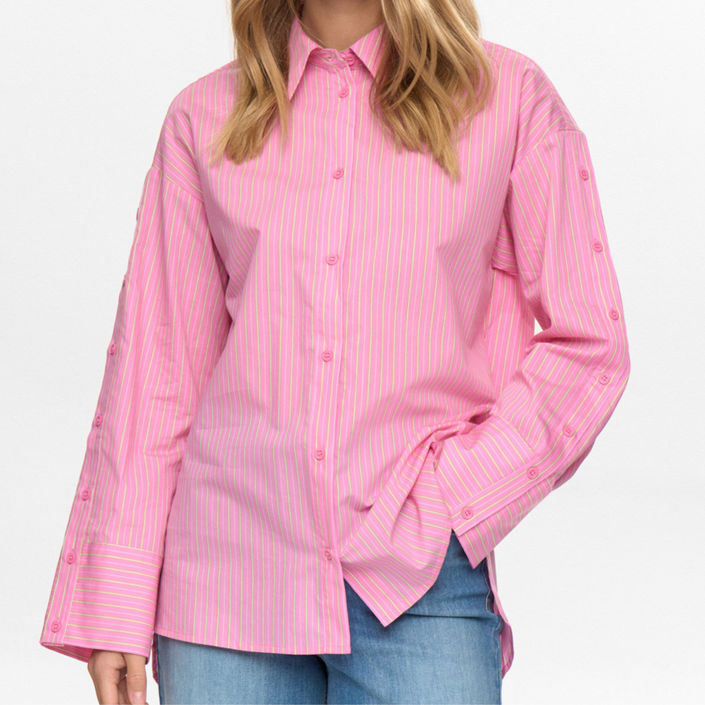 NÜMPH - SKJORTE - ALICIA 706261 - FUCHSIA PINK