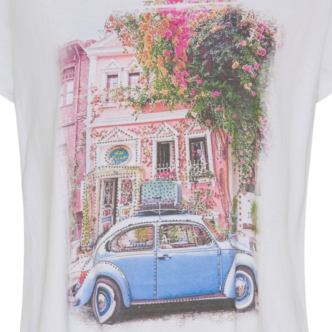 MARTA DU CHATEAU - T-SHIRT - MARIE 1535 - BLUE BEETLE