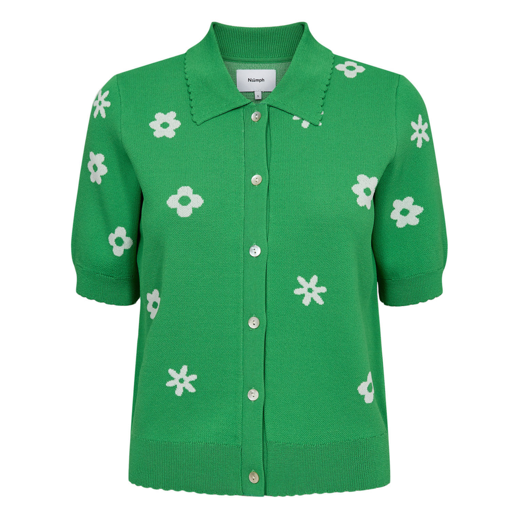NÜMPH - CARDIGAN - MARGITTA 706321 - VIBRANT GREEN