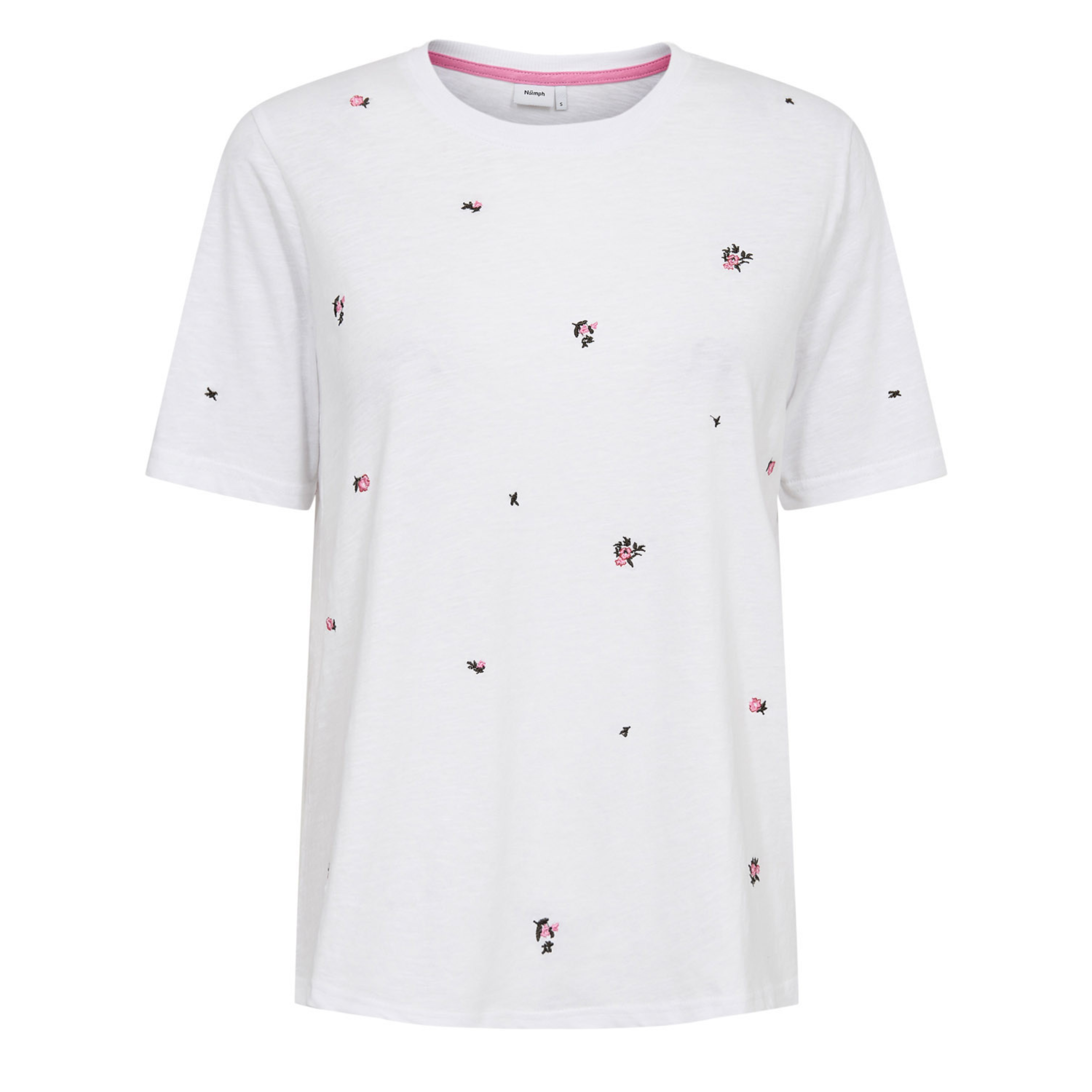 NÜMPH - T-SHIRT - KASANDRA 706394 - BRIGHT WHITE