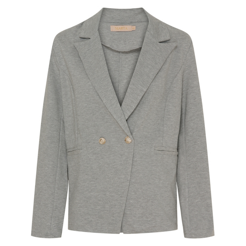 MARTA DU CHATEAU - BLAZER  - VIVIAN 85641-1 - GREY MELANGE