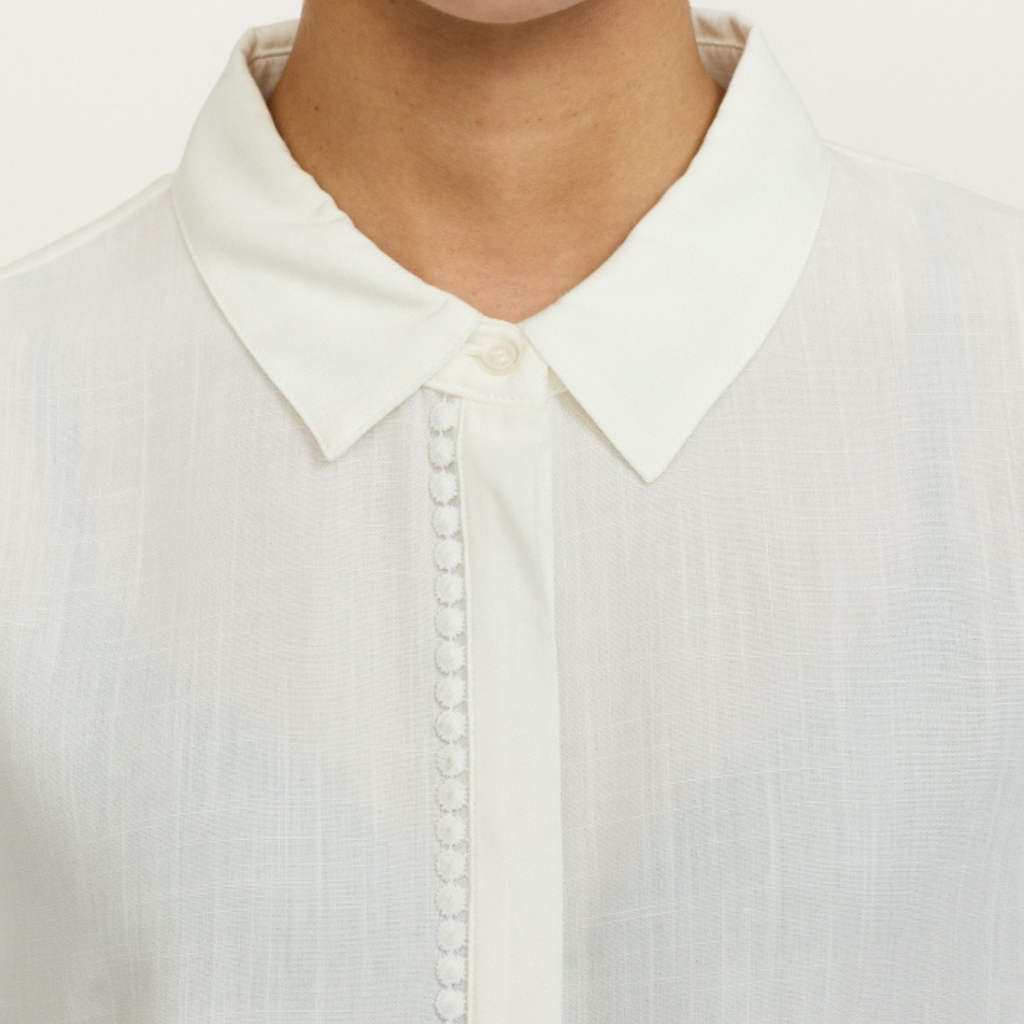 SOFT REBELS - BLUSE - EBBA SR126-700 - SNOW WHITE