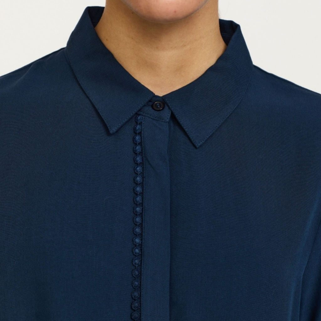 SOFT REBELS - BLUSE - EBBA SR126-700 - TOTAL ECLIPSE