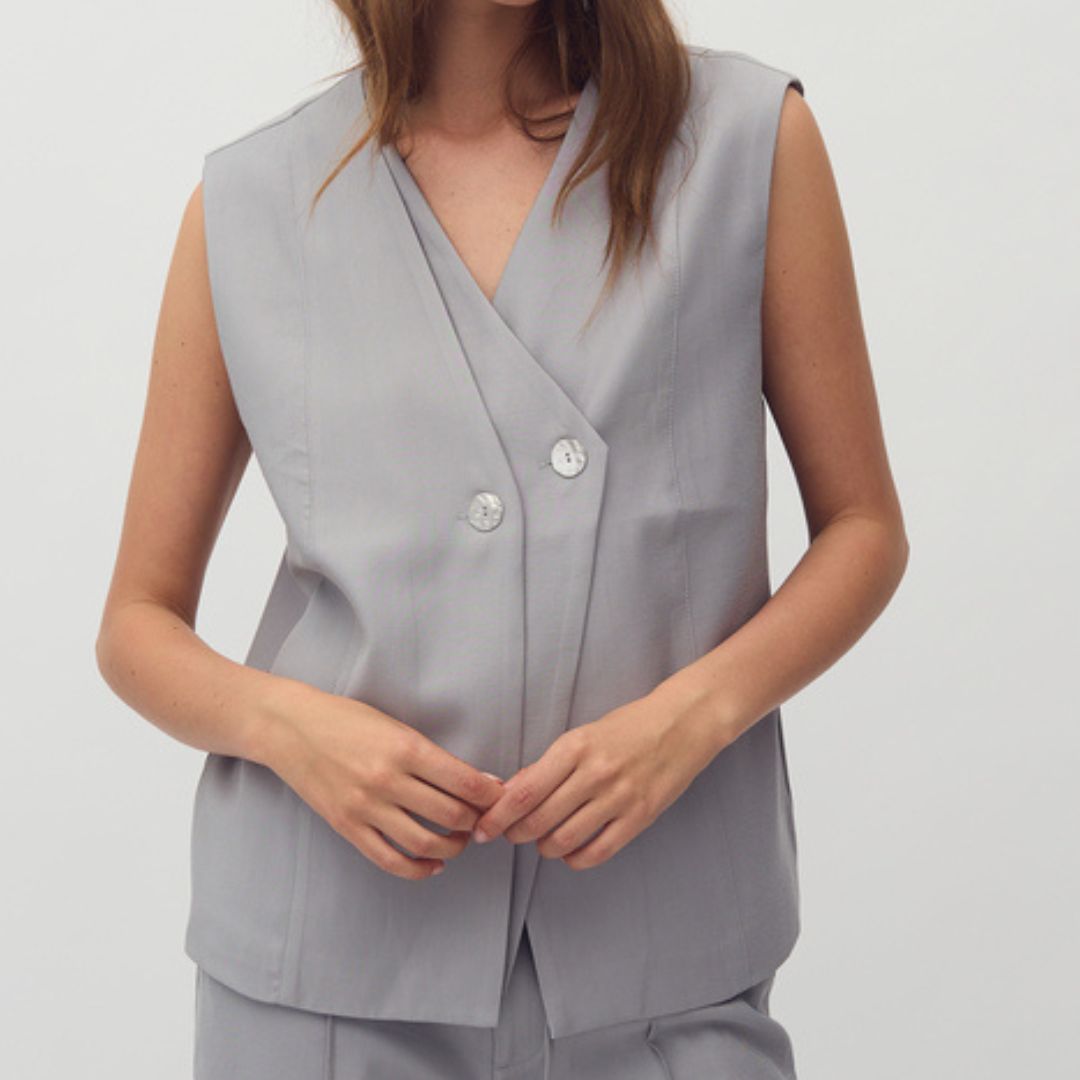 MBYM - VEST - ALFONSINA 43450096 - ULTIMATE GRAY
