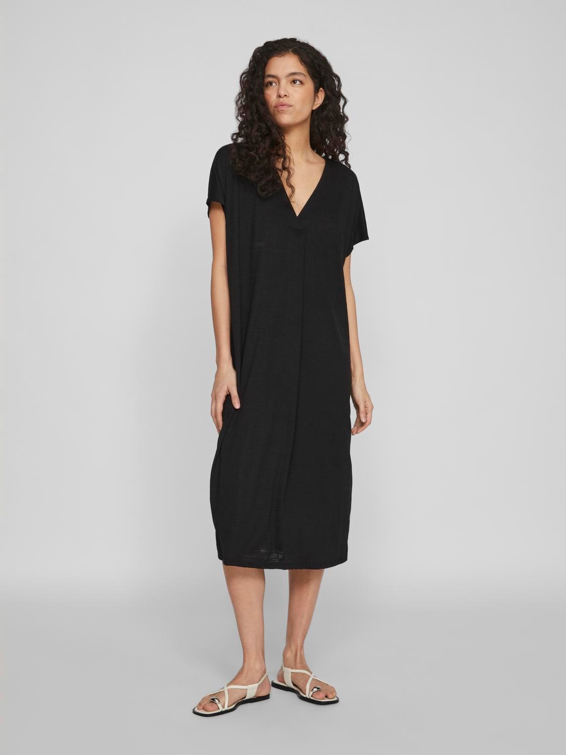 VILA - KJOLE - BRIELLE 14099915 - SORT BEAUTY