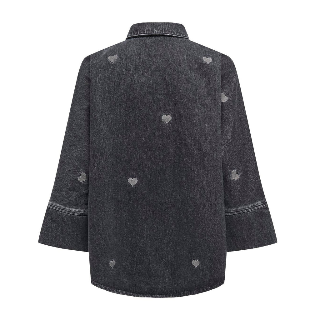 ONLY - SKJORTE - GRACE 15347081 - WASHED BLACK