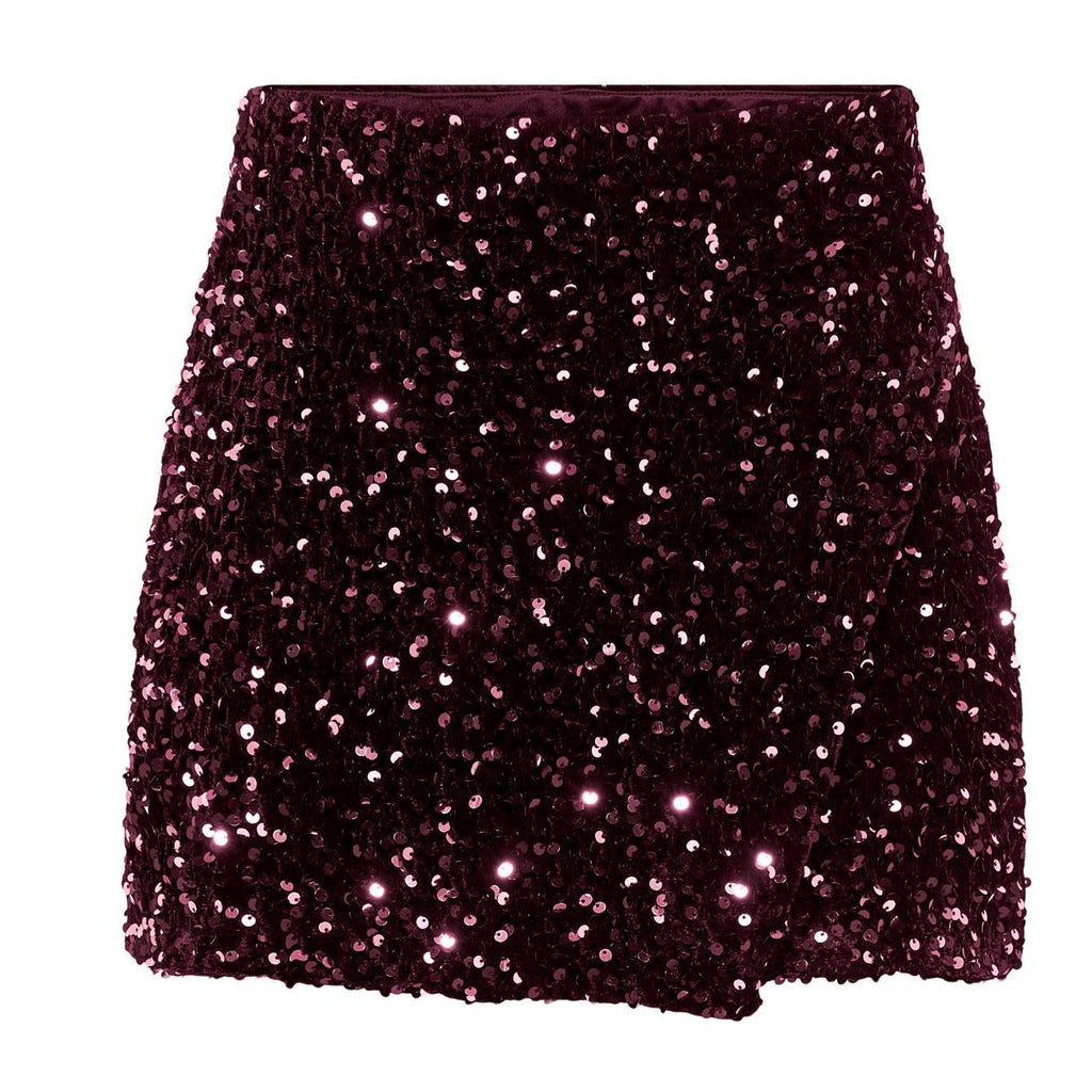 ONLY - SKORTS - ANIKA 15358316 - WINETASTING SEQUINS