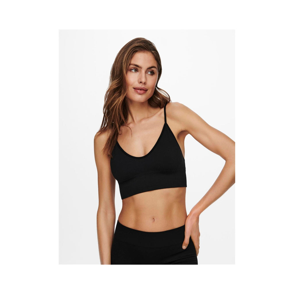 ONLY - BH - VICKY RIB SEAMLESS 15201539 - SORT